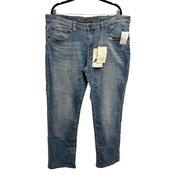 Bootlegger Slim Straight DSW Travel Jeans Sz 38 - Picture 1 of 8